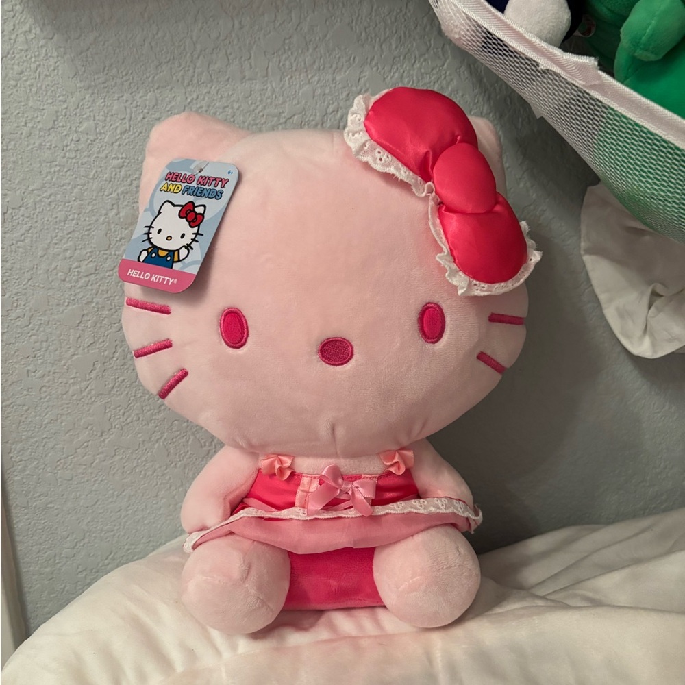 Pink hello kitty plush
